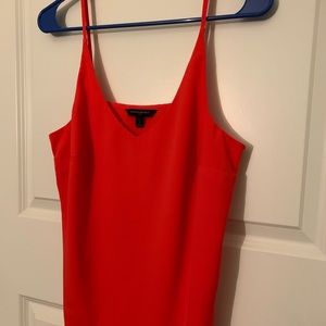 Banana Republic Coral Red V-Neck Classic Camisole